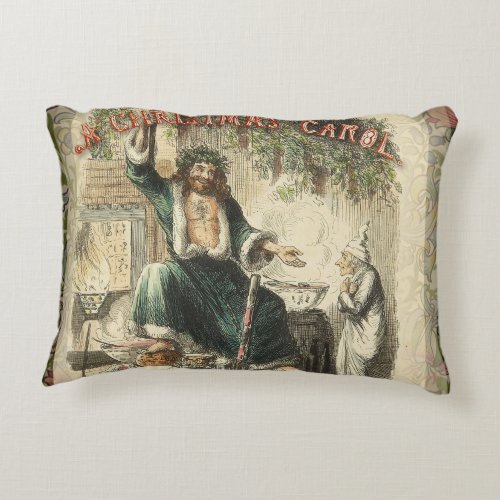 Ghost of Christmas Present Scrooge  Accent Pillow
