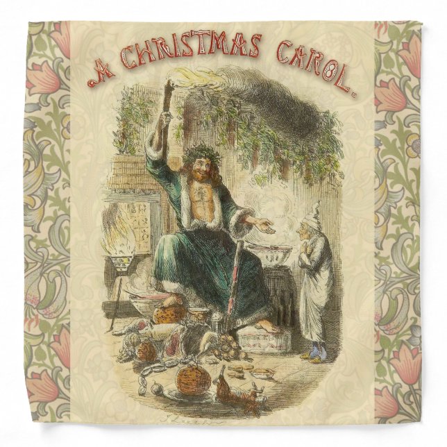 Ghost of Christmas Present Scrooge  Bandana (Front)