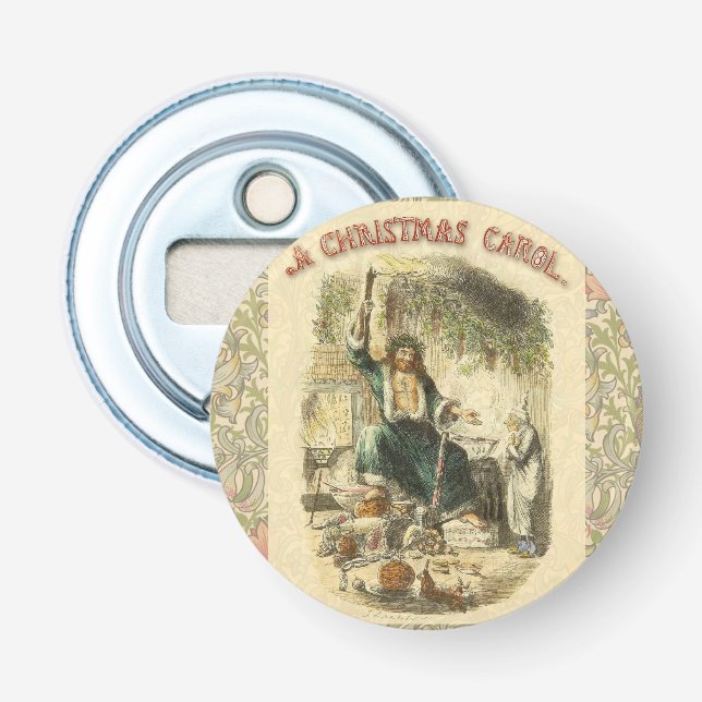 Ghost of Christmas Present Scrooge  Bottle Opener (Front)