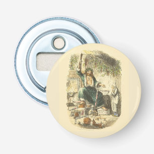 Ghost of Christmas Present Scrooge Bottle Opener