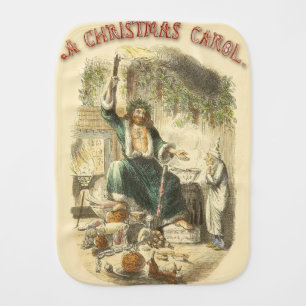 Ghost of Christmas Present Scrooge Burp Cloth