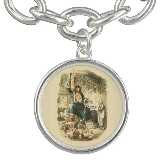 Ghost of Christmas Present Scrooge  Charm Bracelet (Design)