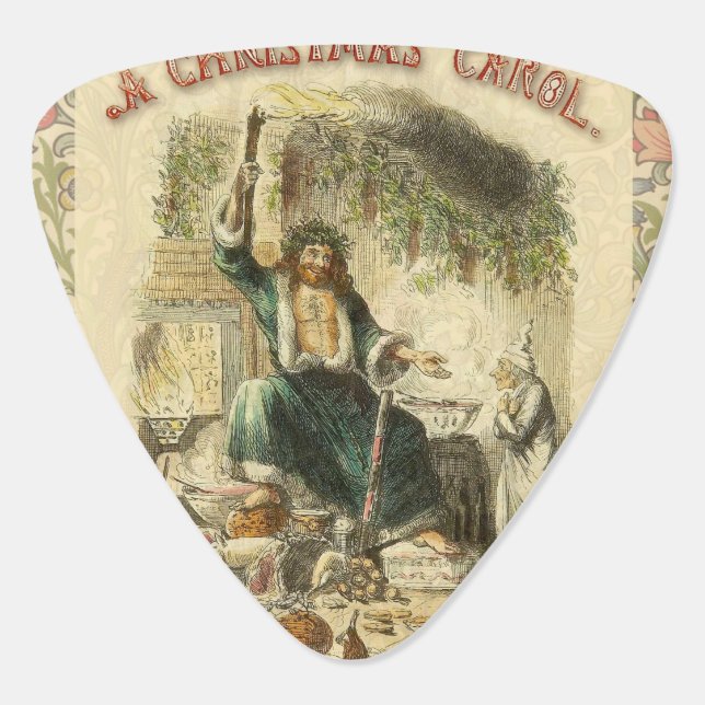 Ghost of Christmas Present Scrooge  Guitar Pick (Back)