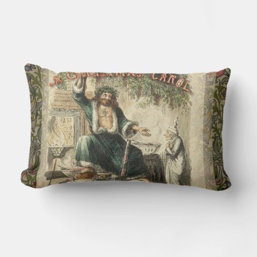 Ghost of Christmas Present Scrooge  Lumbar Pillow