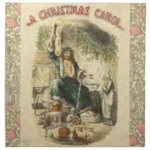 Ghost of Christmas Present Scrooge Napkin
