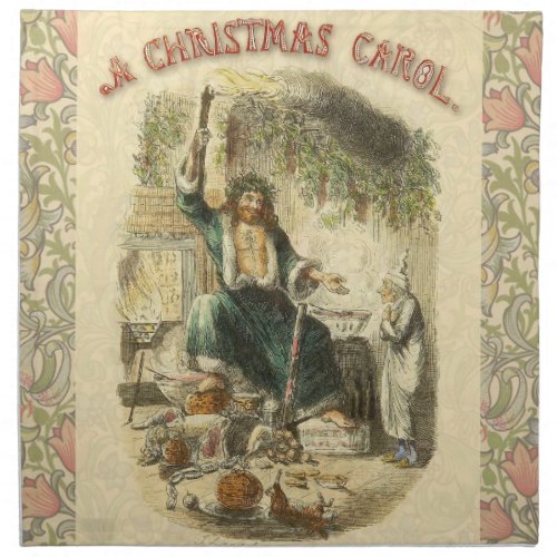 Ghost of Christmas Present Scrooge  Napkin