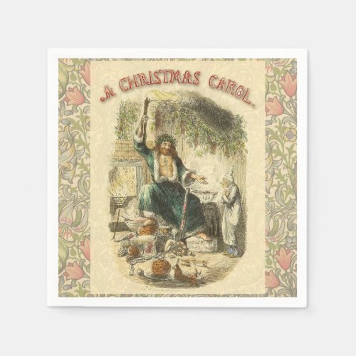Ghost of Christmas Present Scrooge  Napkins