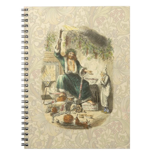 Ghost of Christmas Present Scrooge  Notebook (Front)