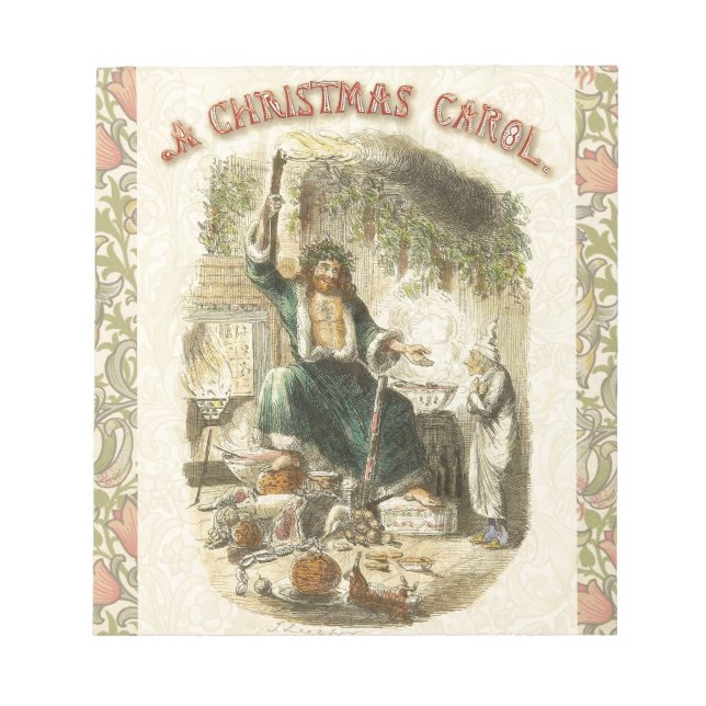 Ghost of Christmas Present Scrooge  Notepad (Front)
