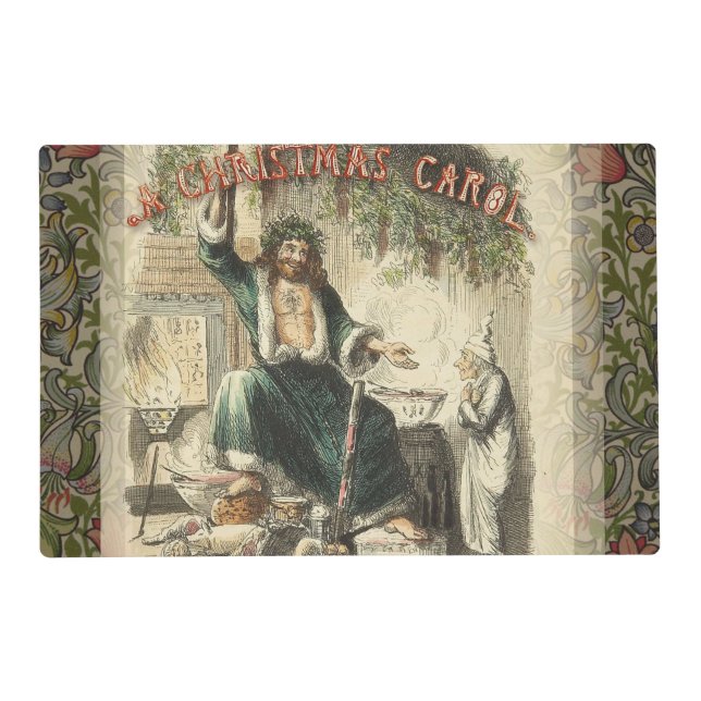 Ghost of Christmas Present Scrooge  Placemat (Front)