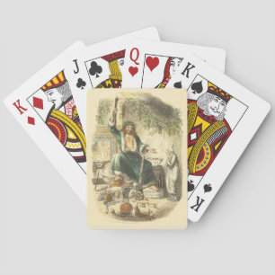 Ghost of Christmas Present Scrooge Poker Cards