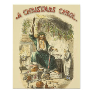 Ghost of Christmas Present Scrooge Poster