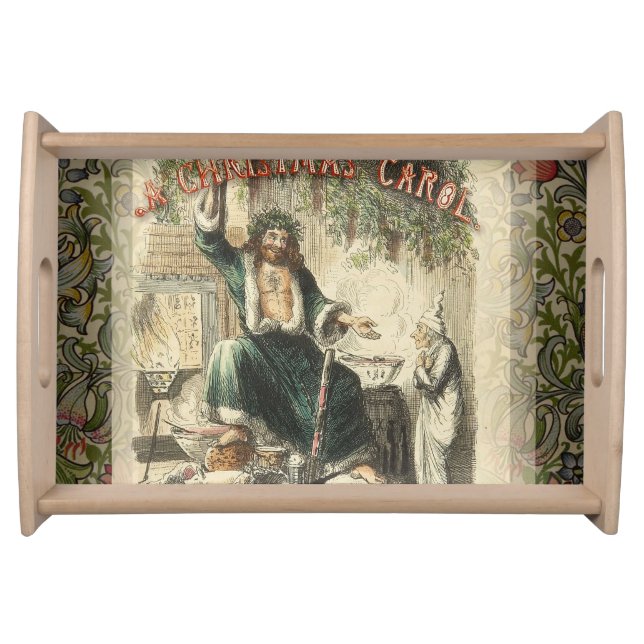 Ghost of Christmas Present Scrooge  Serving Tray (Front)
