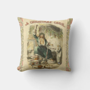 Ghost of Christmas Present Scrooge Throw Pillow