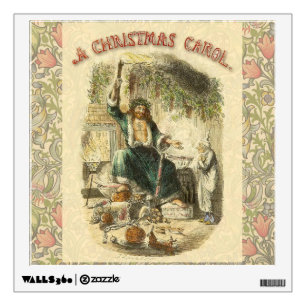 Ghost of Christmas Present Scrooge Wall Sticker