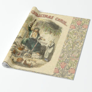 Ghost of Christmas Present Scrooge Wrapping Paper