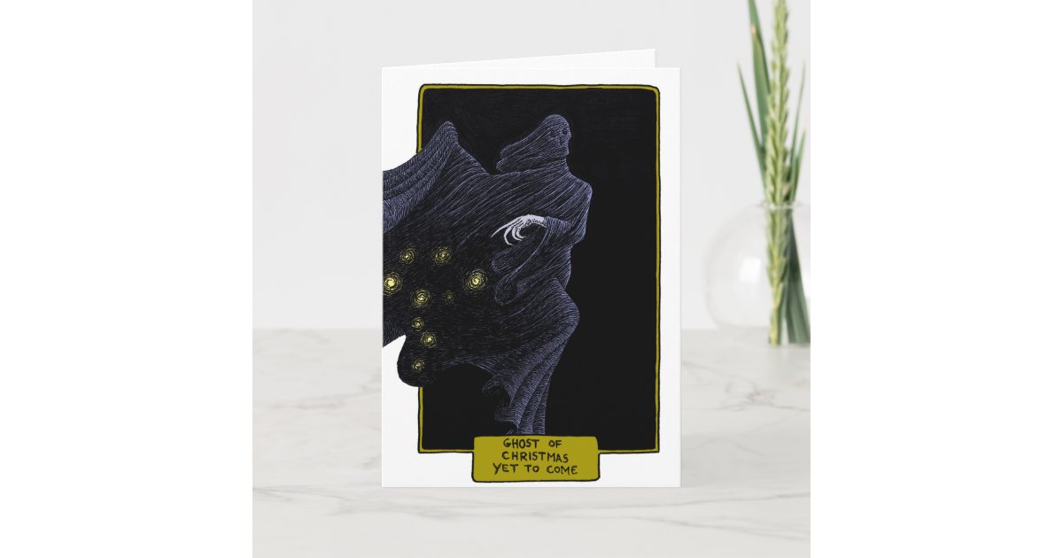ghost of christmas yet to come holiday card | Zazzle.com