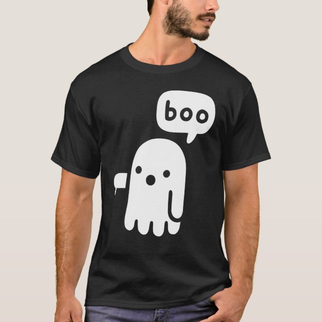 Ghost Of Disapproval Boo T-Shirt (Front)