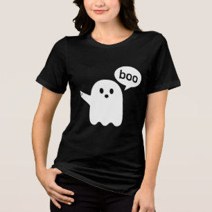 Ghost Of Disapproval funny Graphic T-Shirt Tri-Blend Shirt