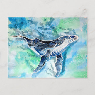 Ghost of Humpback Whale Postcard