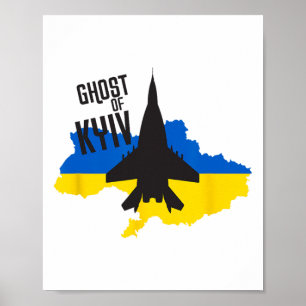 Ghost Of Kyiv - Mig 29 Fight Pilot Ace Of Ukraine  Poster