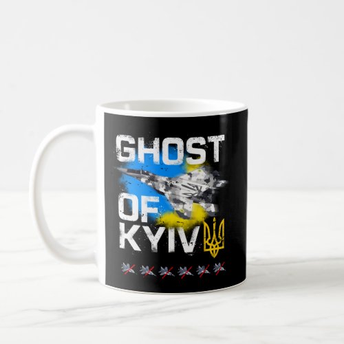 Ghost Of Kyiv Ukraine Fighter Jet Coffee Mug