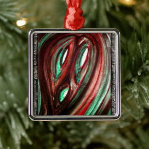 Ghost of Loneliness Metal Ornament