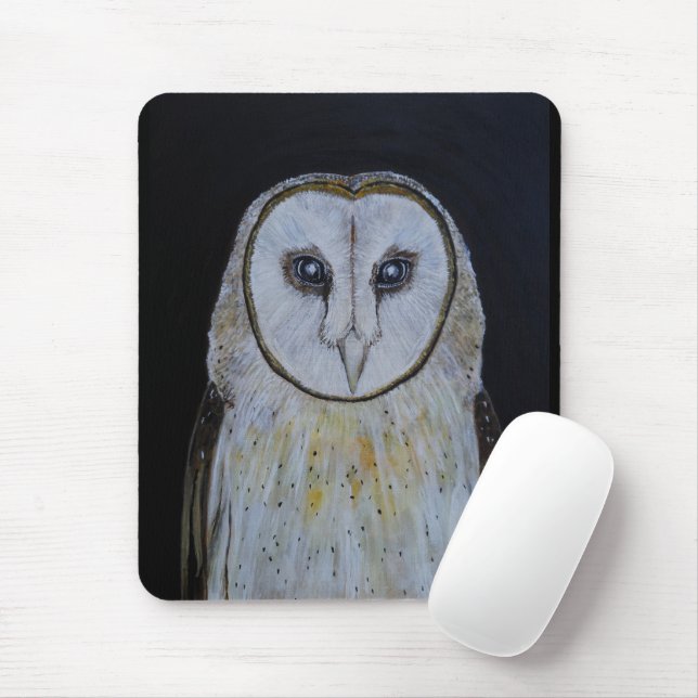 Ghost of the Night Painting by Alfred Fox Mouse Pad (With Mouse)