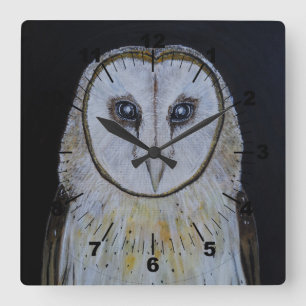 Ghost of the Night Painting by Alfred Fox Square Wall Clock