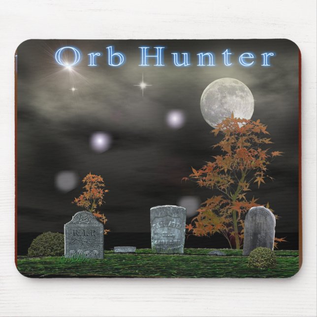 ghost orb hunter mouse pad (Front)
