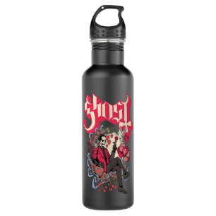 Ghost Papa Cupid Valentine's Day Premium Stainless Steel Water Bottle