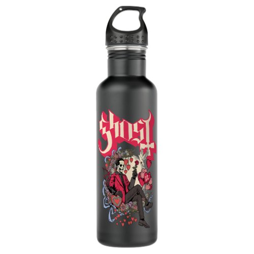 Ghost  Papa Cupid Valentines Day Premium  Stainless Steel Water Bottle