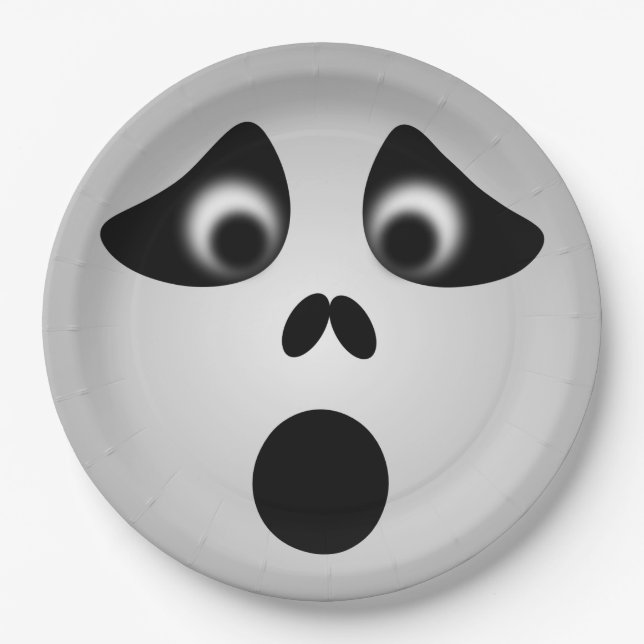 Ghost Paper Plates (Front)