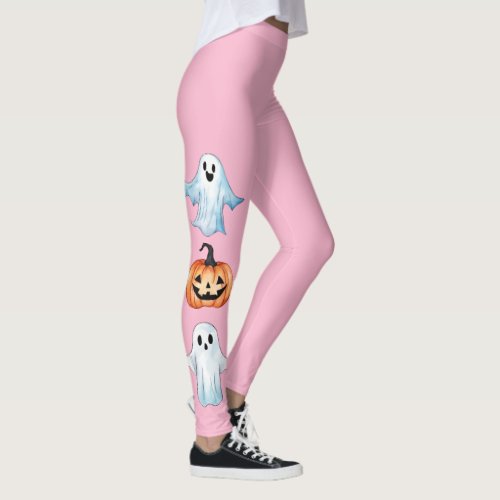 Ghost Party In Pink Leggings