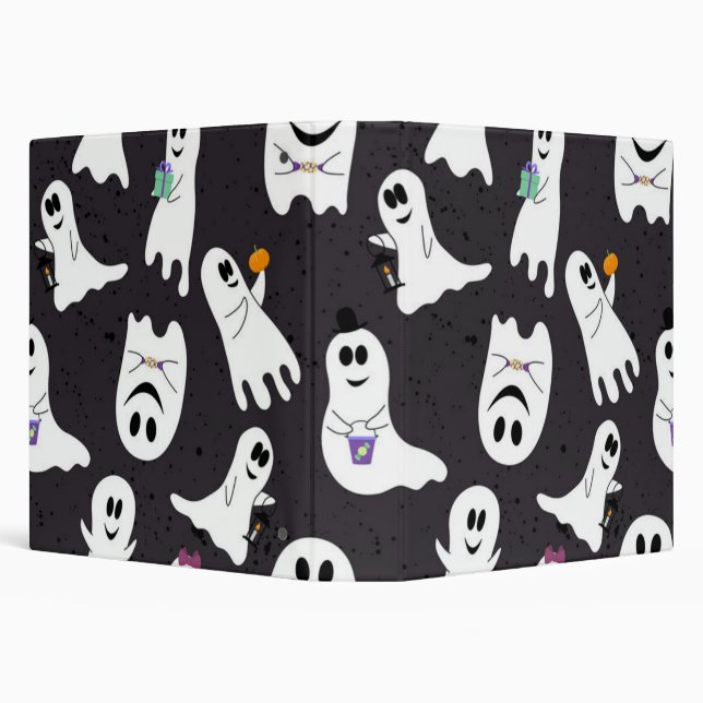 Ghost pattern 3 ring binder (Background)