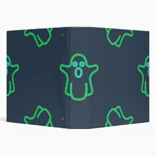 Ghost pattern 3 ring binder