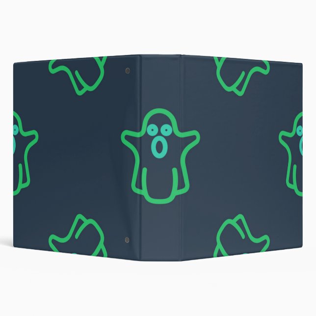Ghost pattern 3 ring binder (Background)