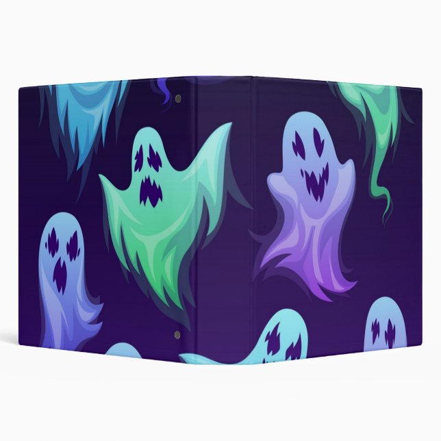 Ghost pattern 3 ring binder (Background)