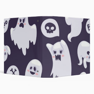 Ghost pattern 3 ring binder