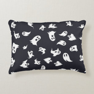 Ghost pattern accent pillow