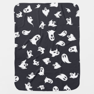 Ghost pattern baby blanket