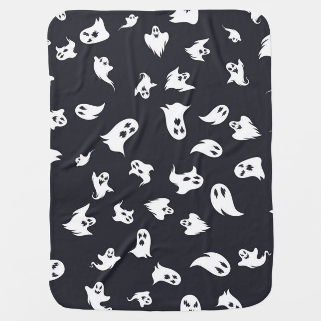 Ghost pattern baby blanket (Front)
