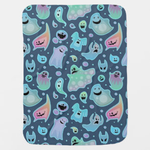 Ghost pattern baby blanket
