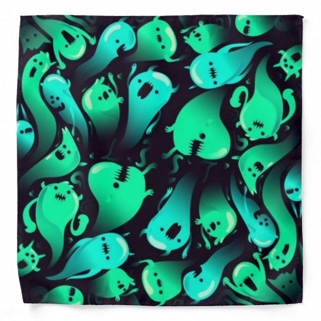 Ghost pattern bandana (Front)