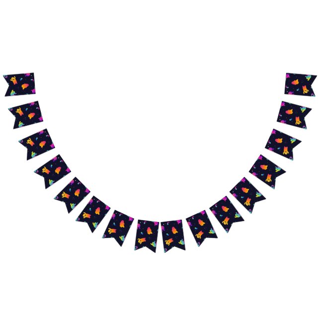 Ghost pattern bunting flags (All)