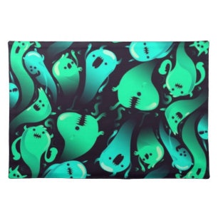 Ghost pattern cloth placemat