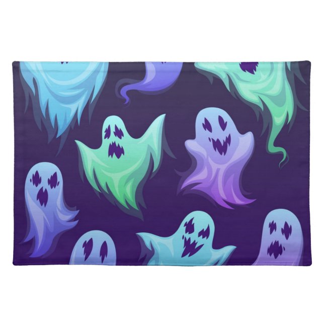 Ghost pattern cloth placemat (Front)