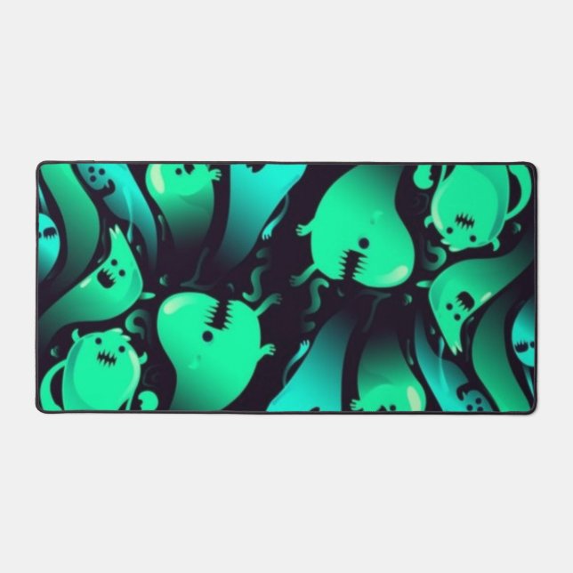 Ghost pattern desk mat (Front)