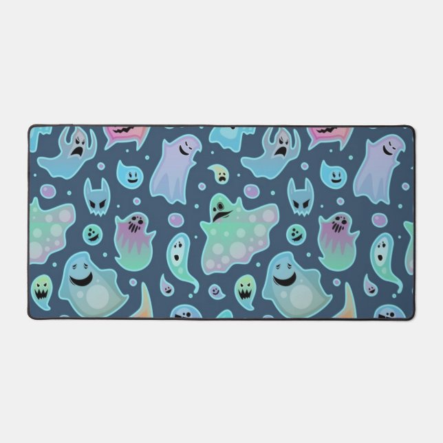 Ghost pattern desk mat (Front)