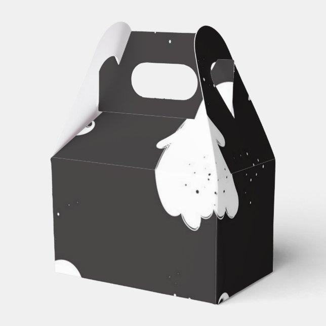Ghost pattern favor boxes (Front Side)